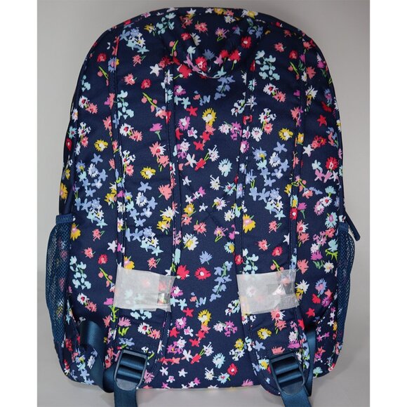 Vera Bradley SCATTERED WILDFLOWERS Lighten Up Essential Backpack School Bag New - Picture 4 of 5